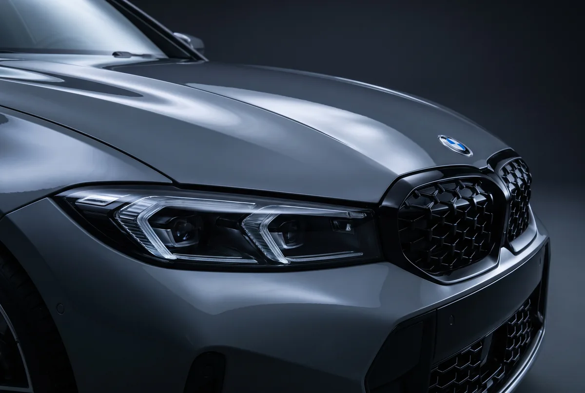 Detail van een BMW 3-serie