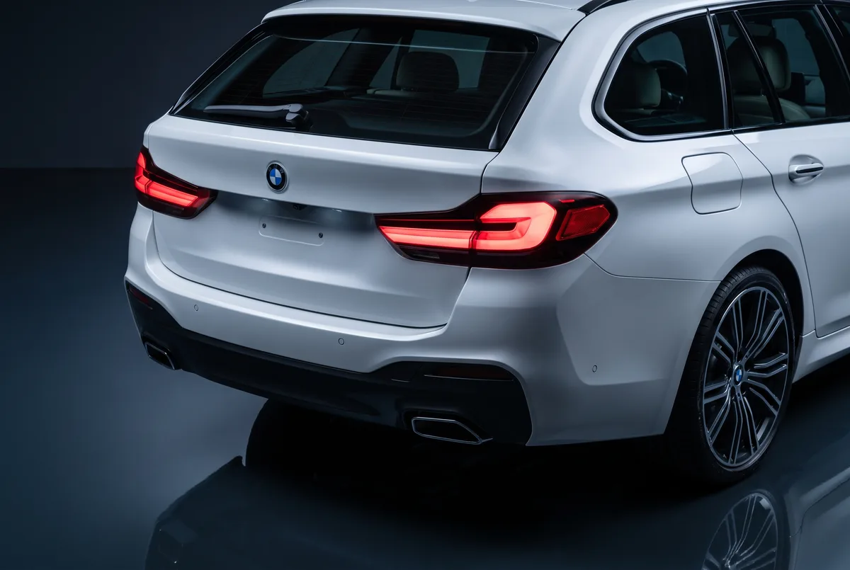 Detail van een BMW 5-serie